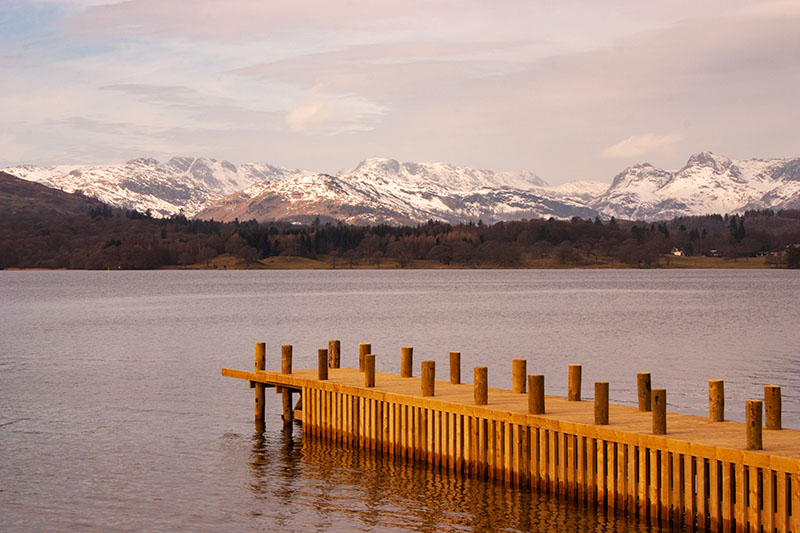 Lake Windermere and the Langdales from Ambleside